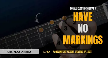 Electric Guitar Markings: A Universal Feature or Unique Trait?