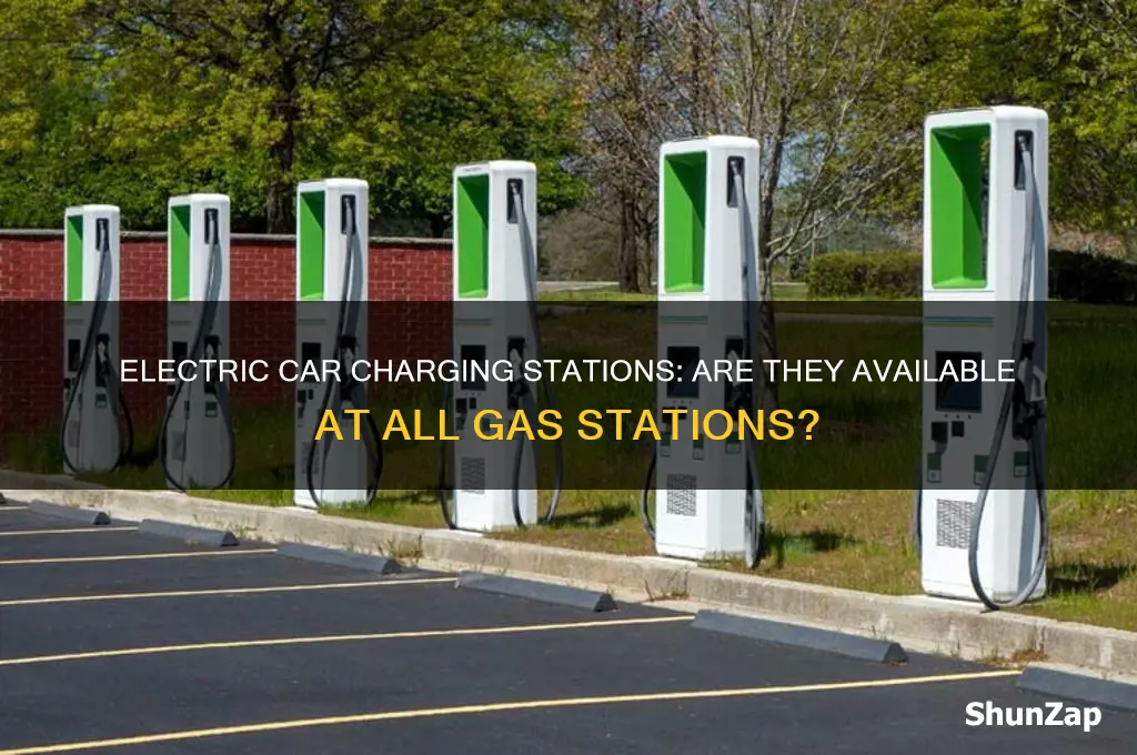 do all gas stations have electric car charging stations
