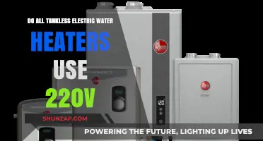 Do All Tankless Electric Water Heaters Require 220V Power?