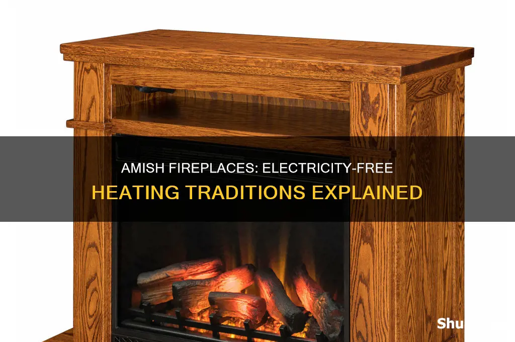 do amish fireplaces use electricity