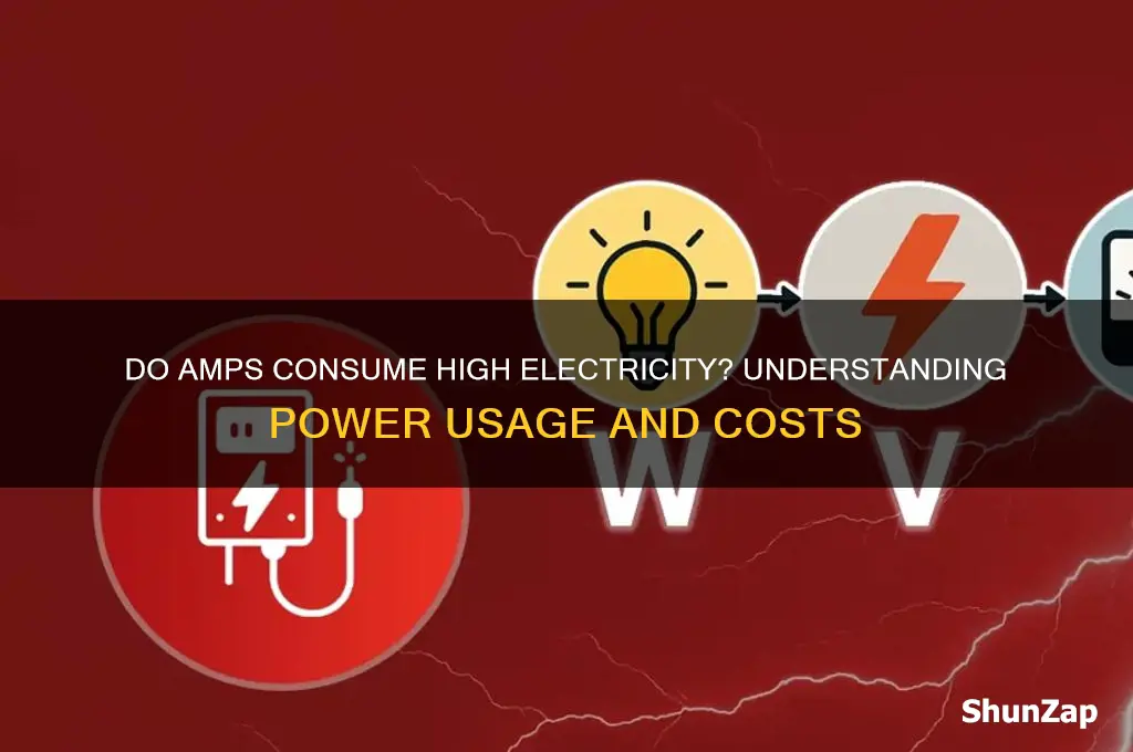 do amps use a lot of electricity