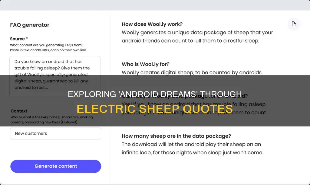 do android dream of electric sheep quotes