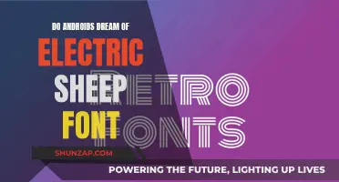 The Electric Sheep Font: Androids and Their Typographic Dreams