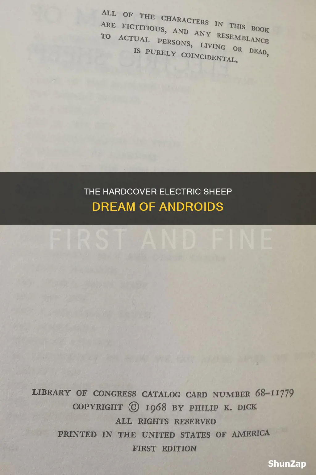do androids dream of electric sheep hardcover