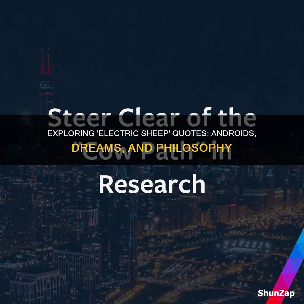 do androids dream of electric sheep quotes