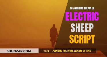 Exploring Androids' Dreams: Electric Sheep Script Analysis