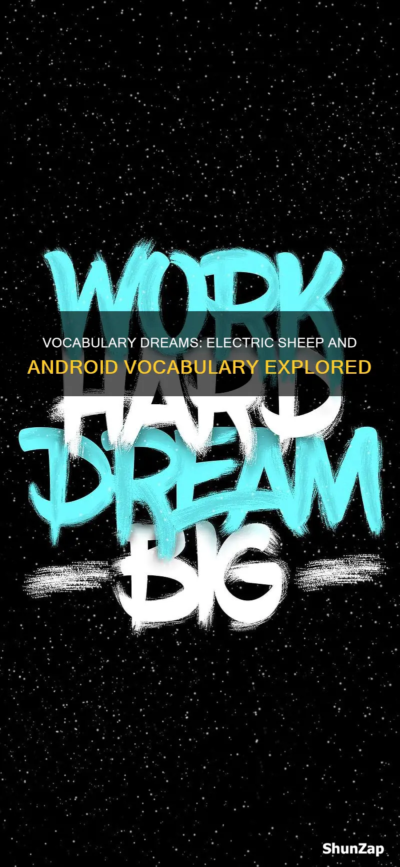 do androids dream of electric sheep vocab