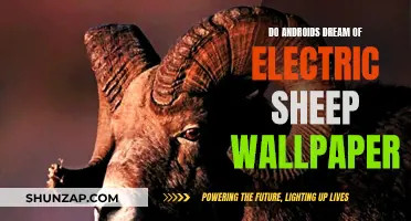 Electric Sheep Wallpaper: Androids' Dreamy Escape from Reality
