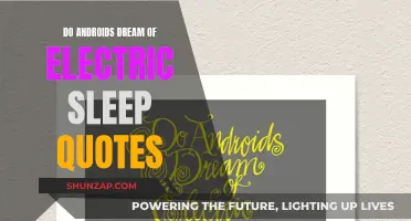 Exploring Dreams and Sleep in Androids: Electric Quotes
