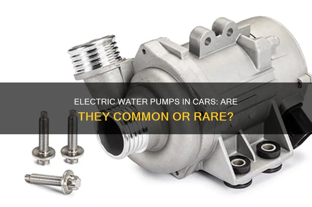 do any cars use electric water pumps