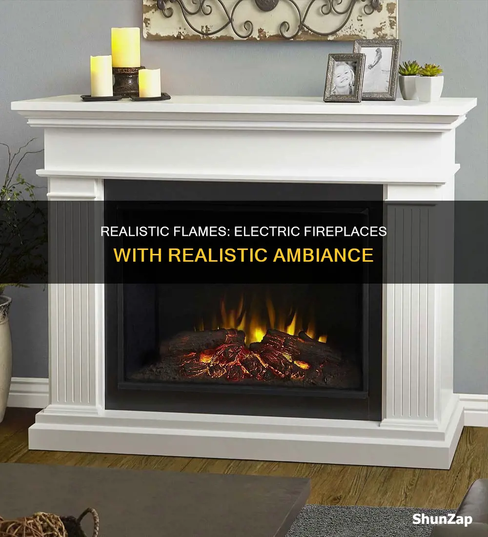 do any electric fireplaces have real flames