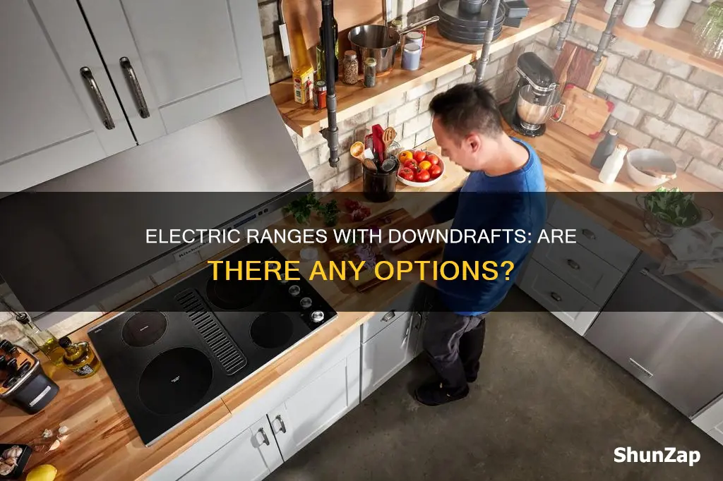 do any electric ranges come with downdrafts