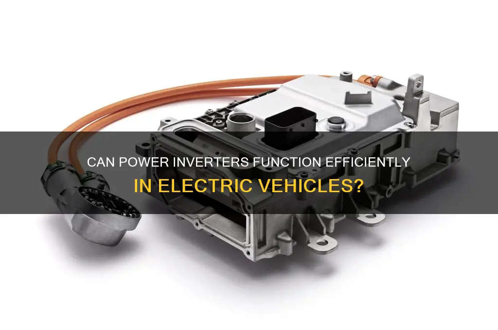 do any power supply car inverters work in electric cars