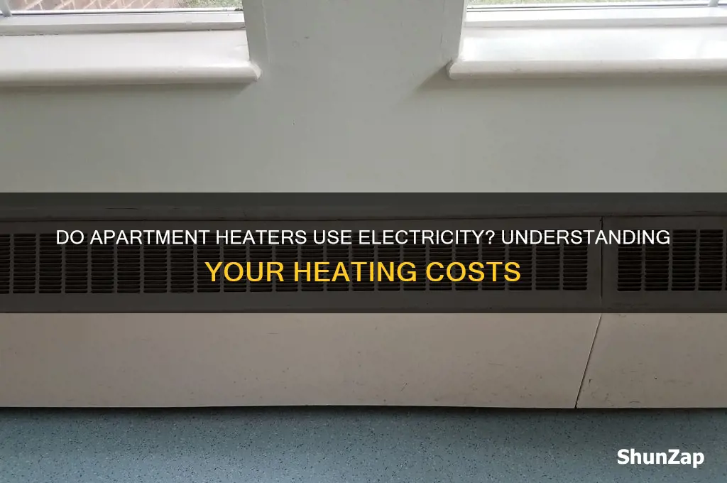 do apartment heaters use electricity