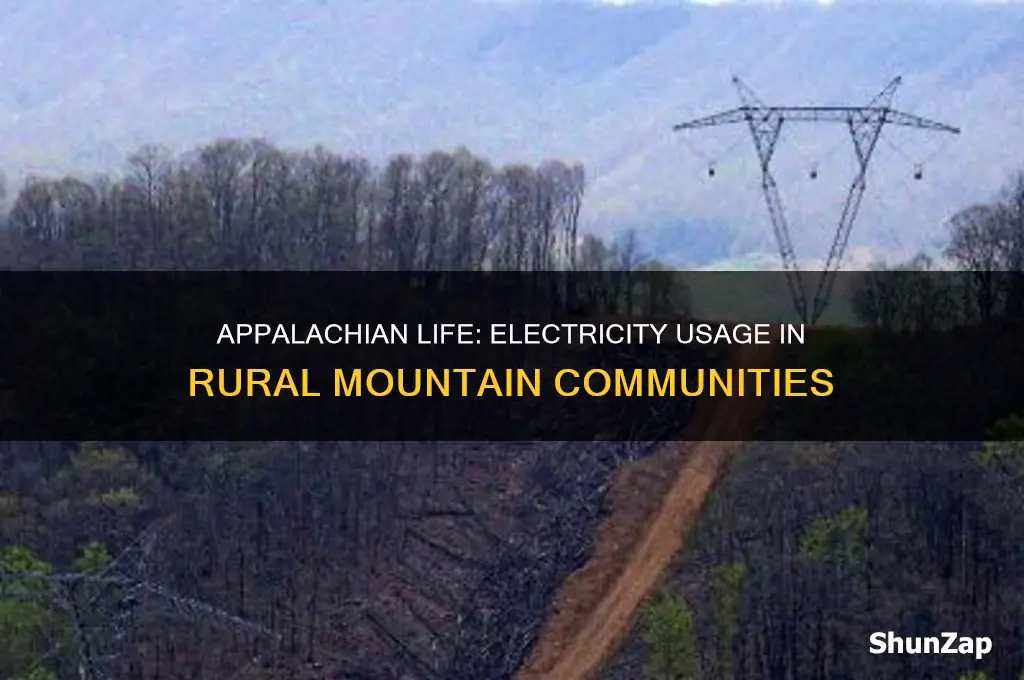 do appalachian people use electricity