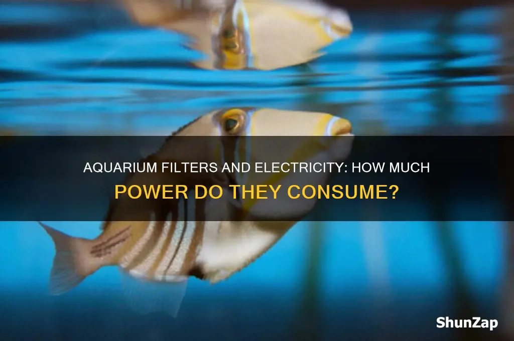 do aquarium filters use a lot of electricity