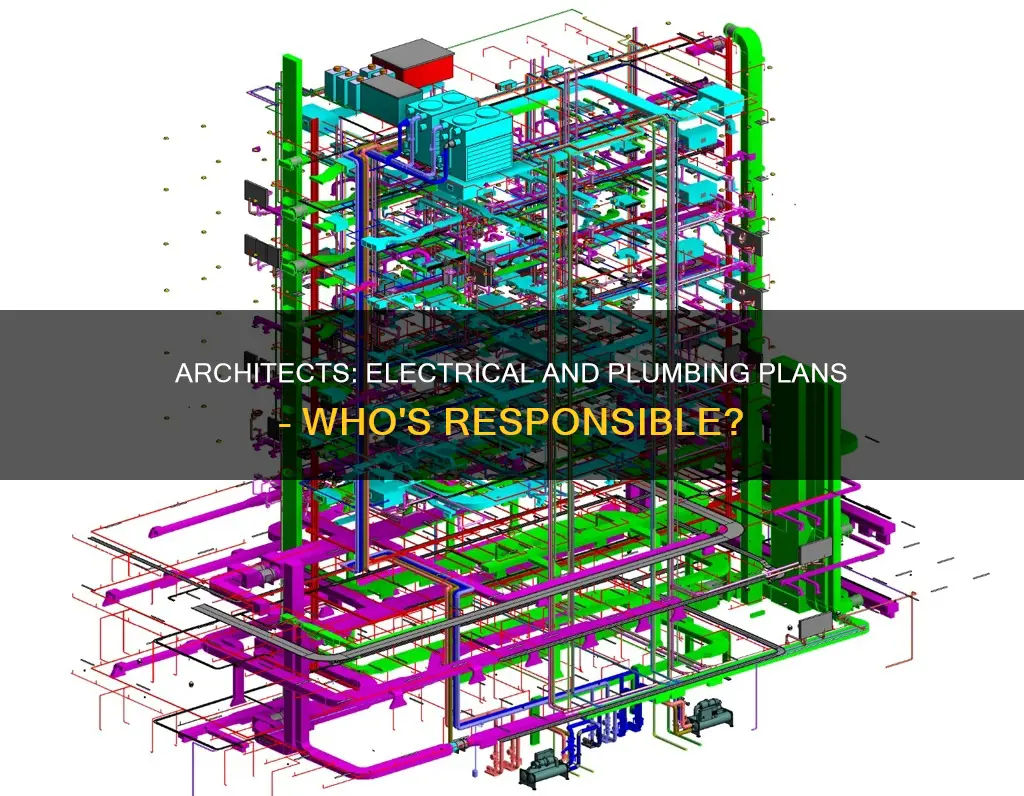 do architects do electrical and plumbing plans