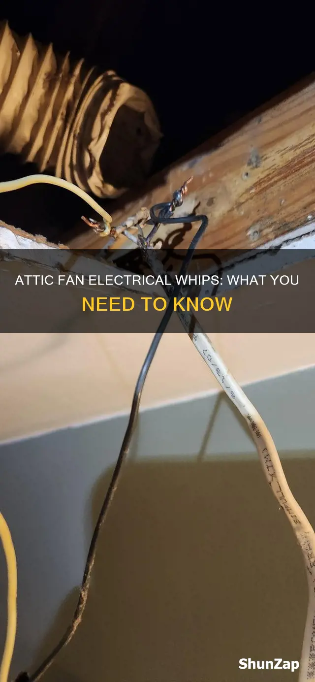 do attic fans come with electrical whips