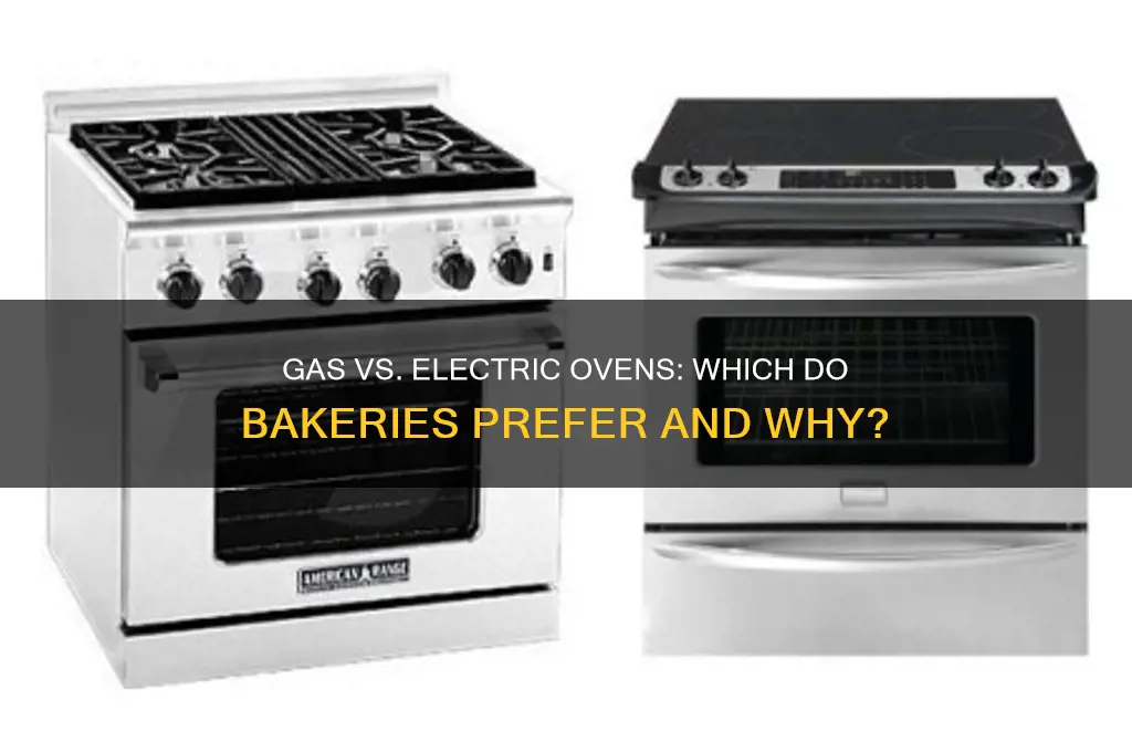 do bakeries use gas or electric ovens
