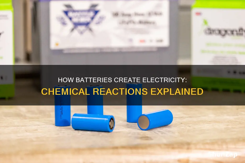 do batteries create electrical through chemical reaction