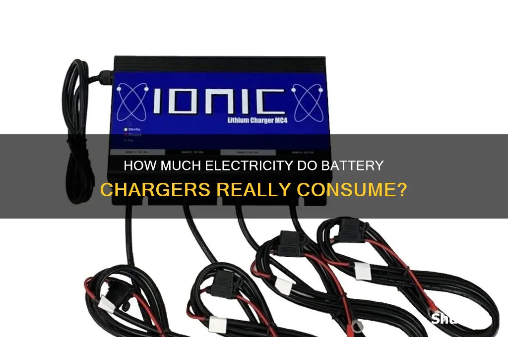 do battery chargers use a lot of electricity
