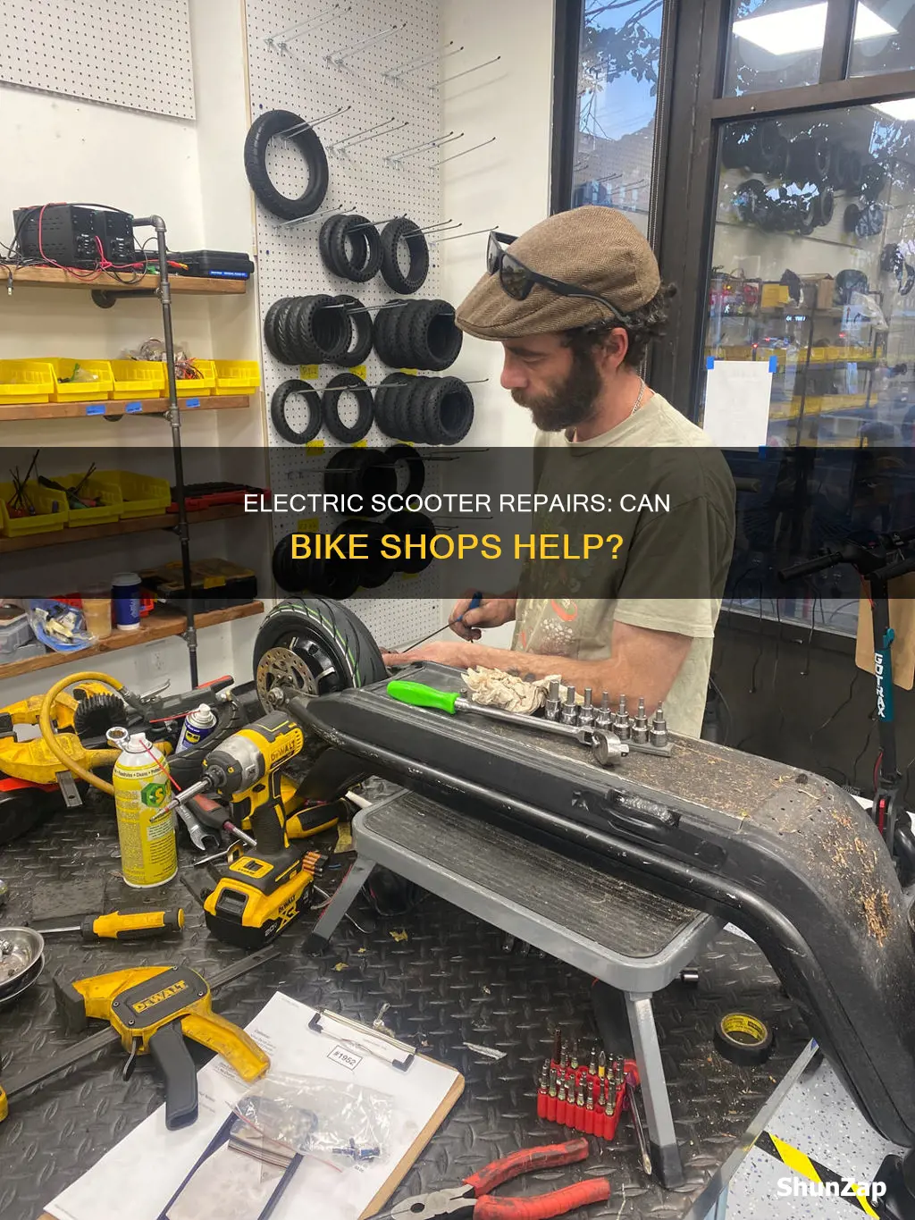 do bike shops fix electric scooters