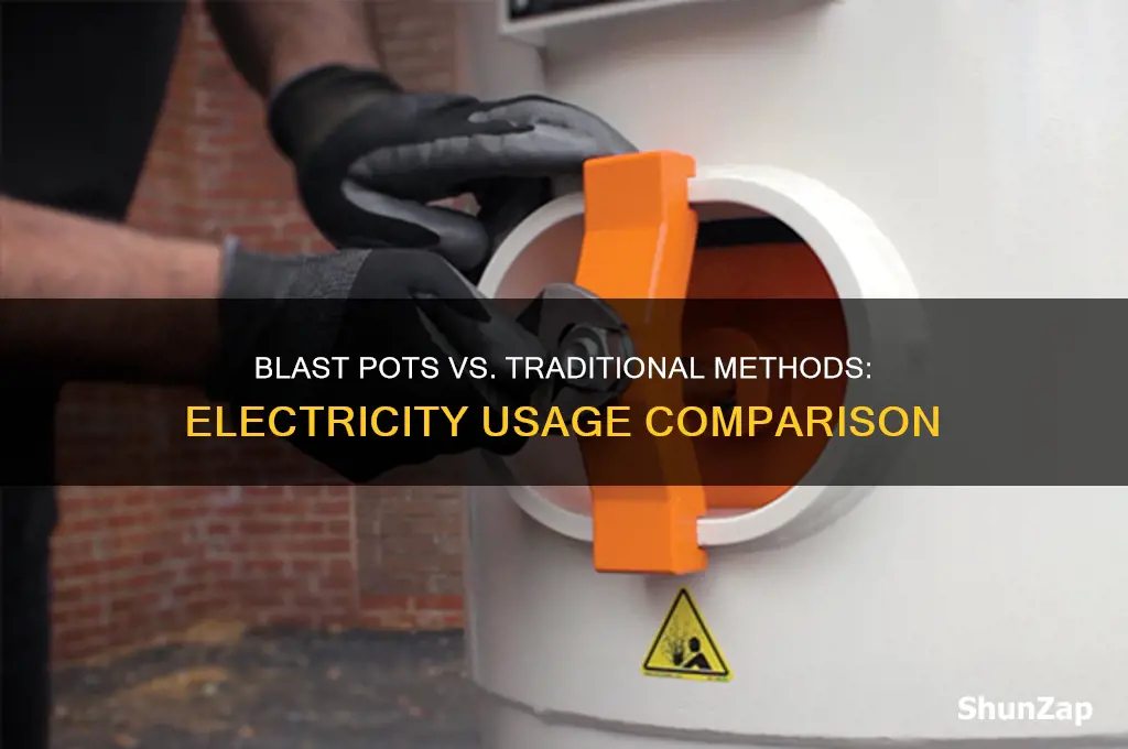 do blast pots use less electricity