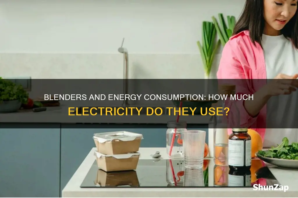 do blenders use a lot of electricity