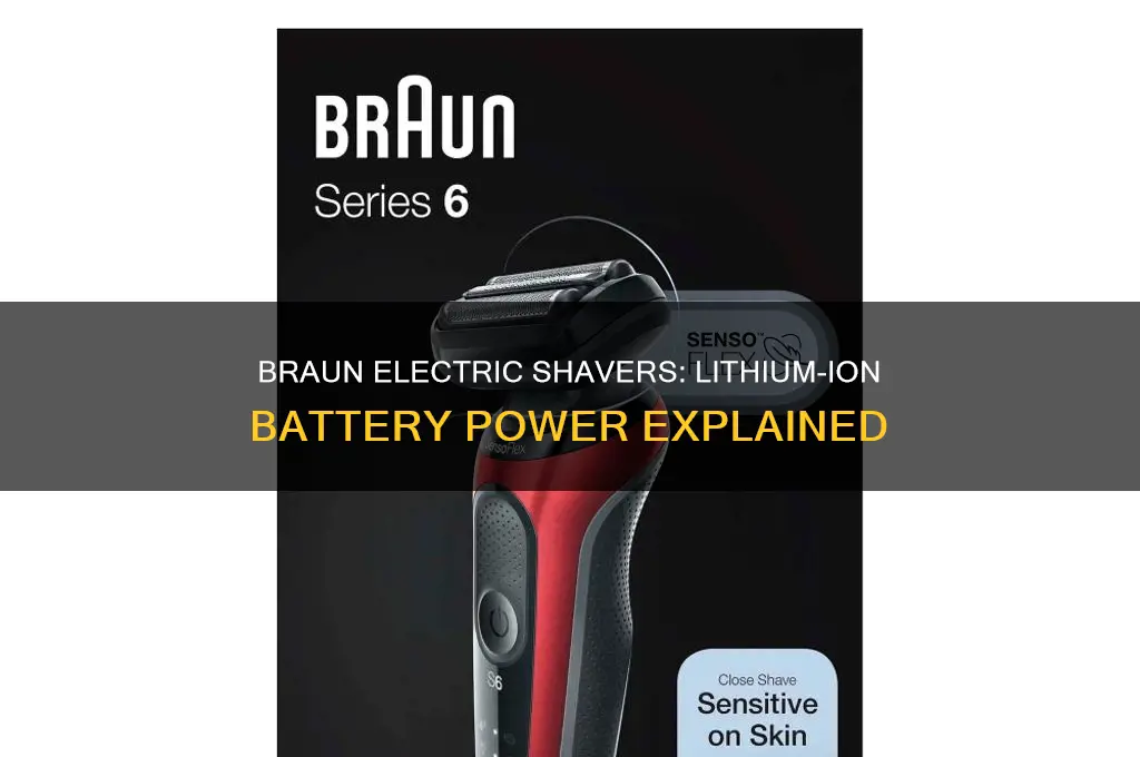do braun electric shavers use lithium ion batteries
