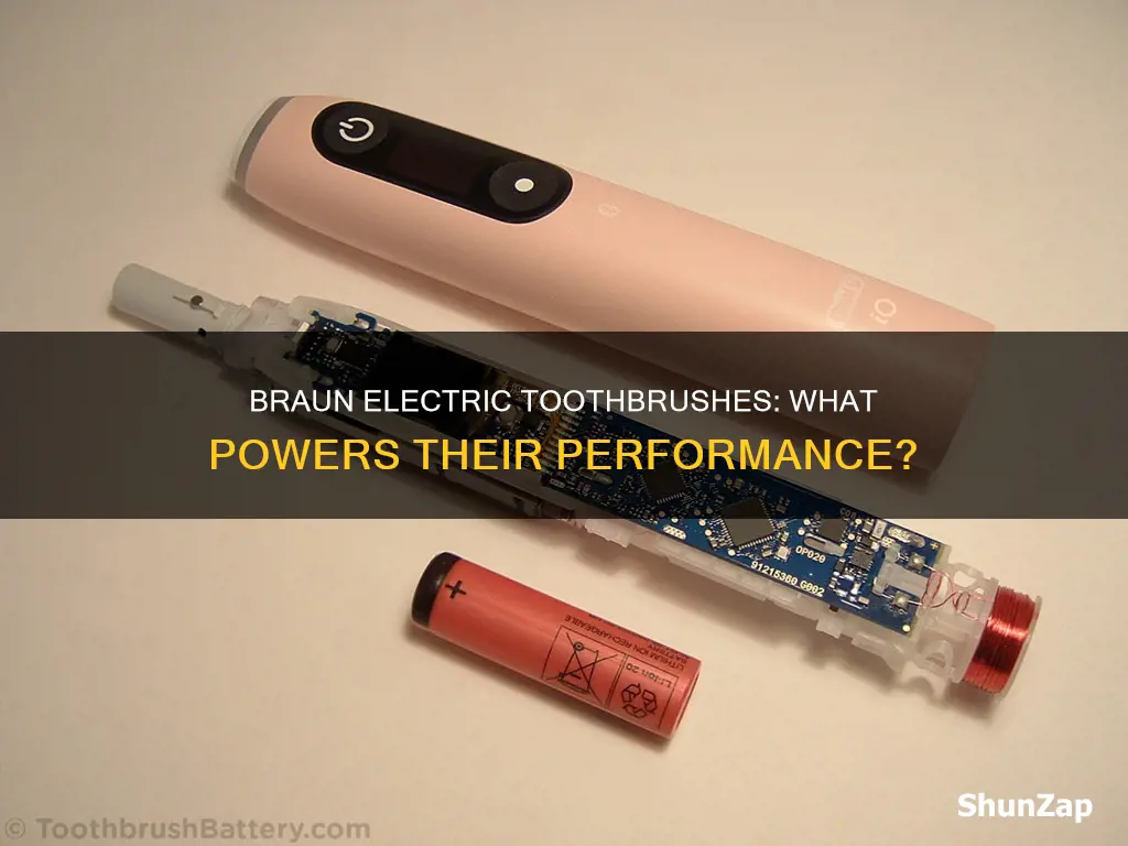 do braun electric toothbrushes have lithium batteries