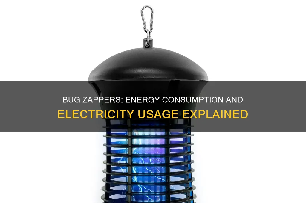 do bug zappers use a lot of electricity