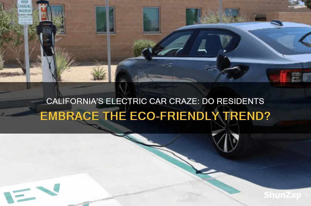 do californians like electric cars