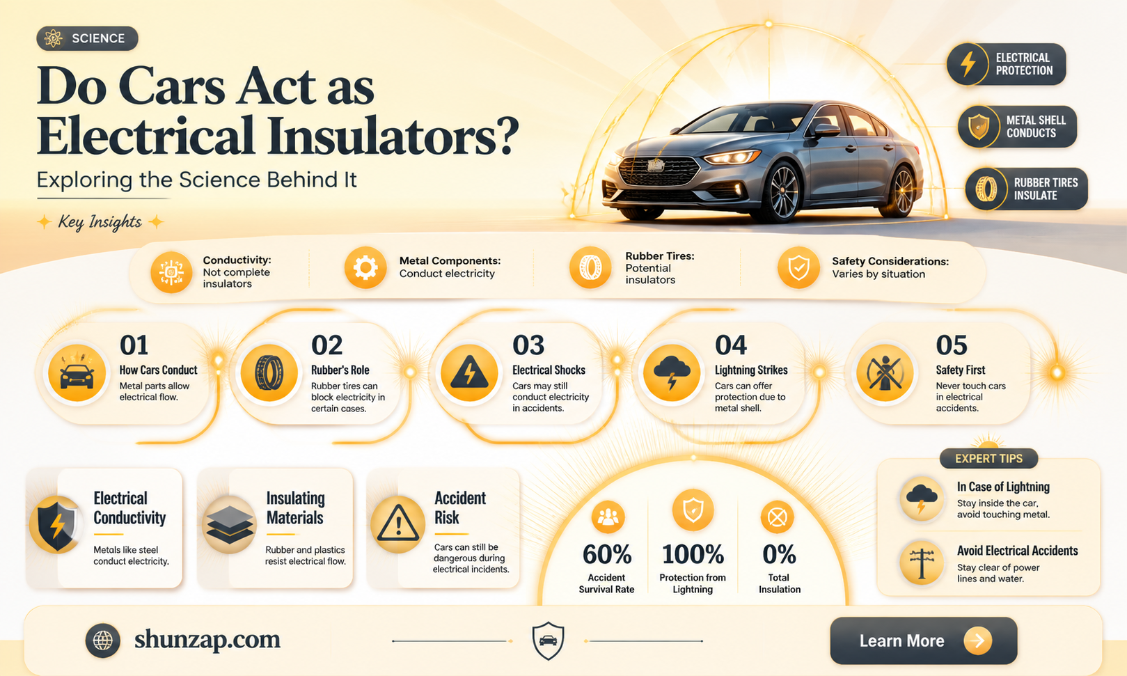are cars an insulators for electricity