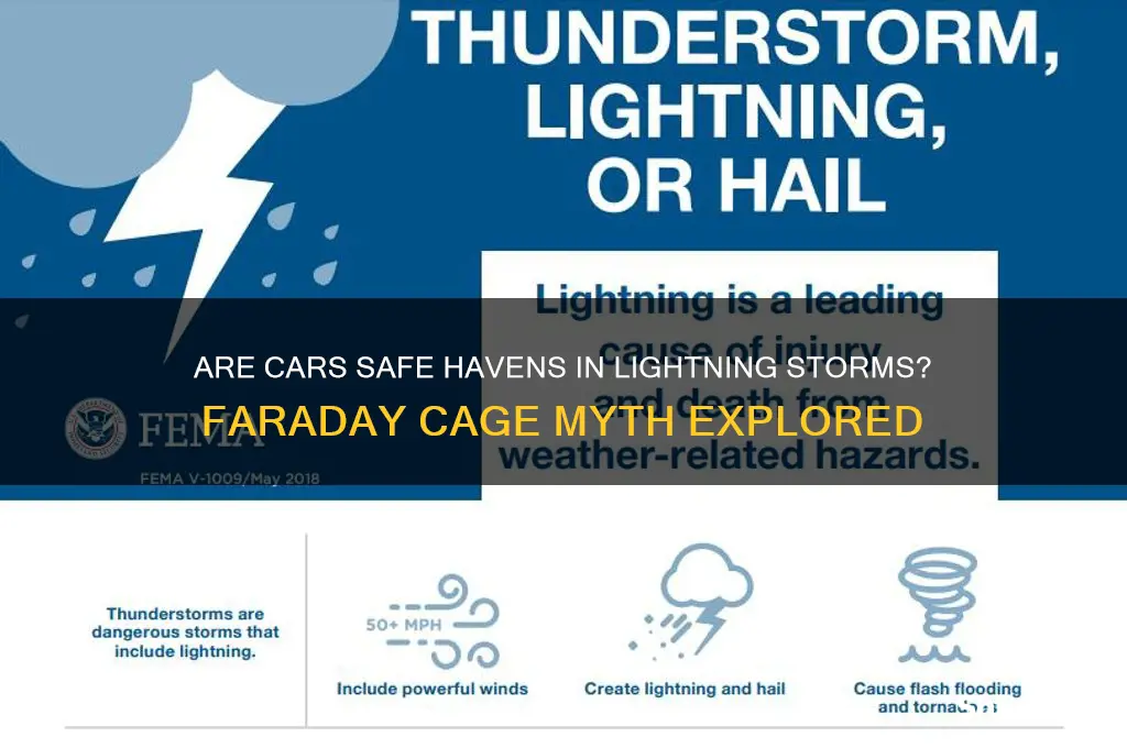 do cars act as faraday cages in an electrical storm