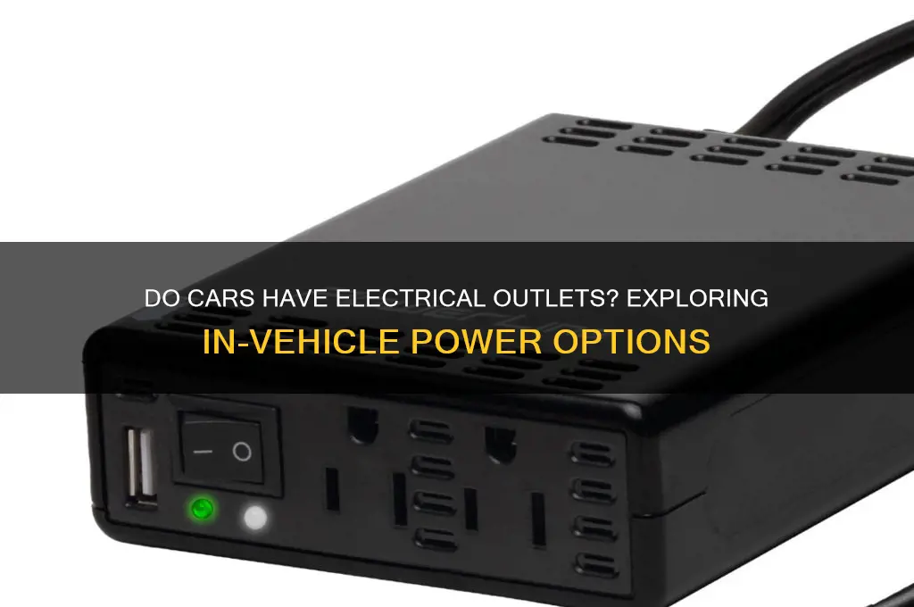 do cars have electrical outlets