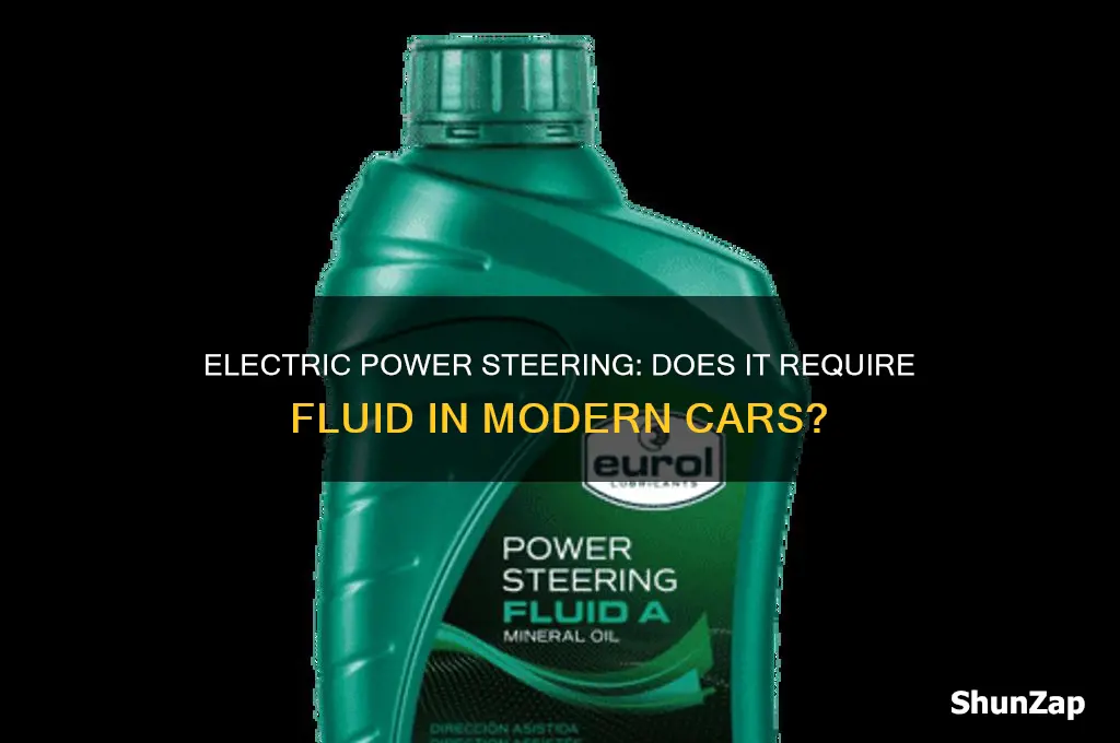 do cars with electric power steering use fluid