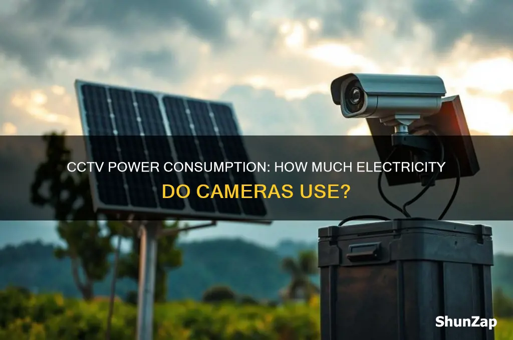 do cctv cameras use a lot of electricity