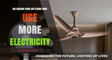 Ceiling Fans vs. Floor Fans: Which Consumes More Electricity?