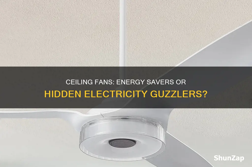 do ceiling fans use more electricity than they save