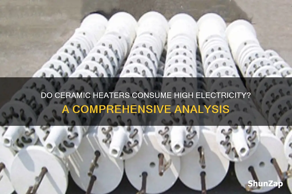 do ceramic heaters use a lot of electricity