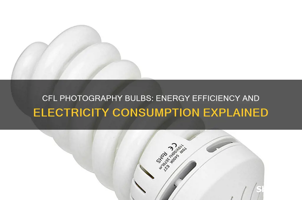 do cfl photography bulbs use a lot of electricity