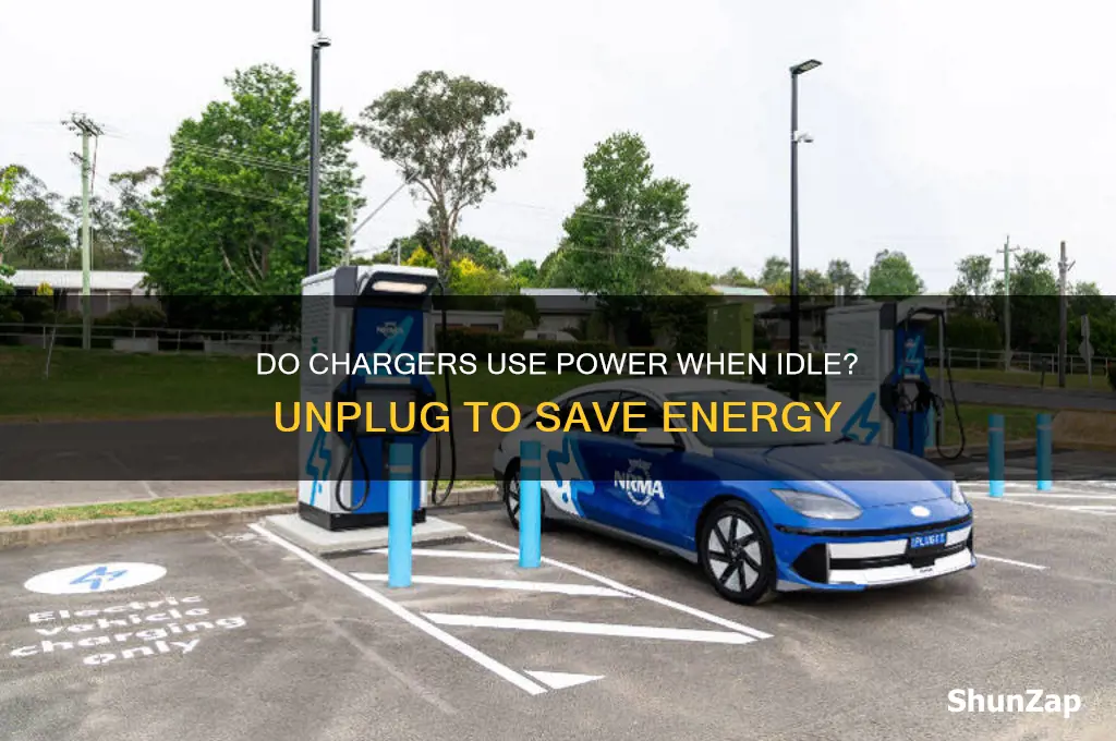 do chargers consume electricity when not in use