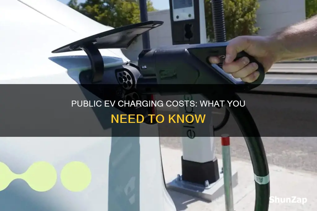 do charging an electric car at public stations cost money