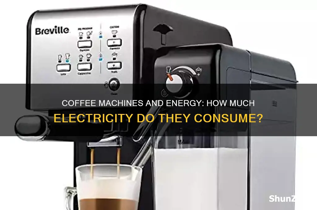 do coffee machines use a lot of electricity