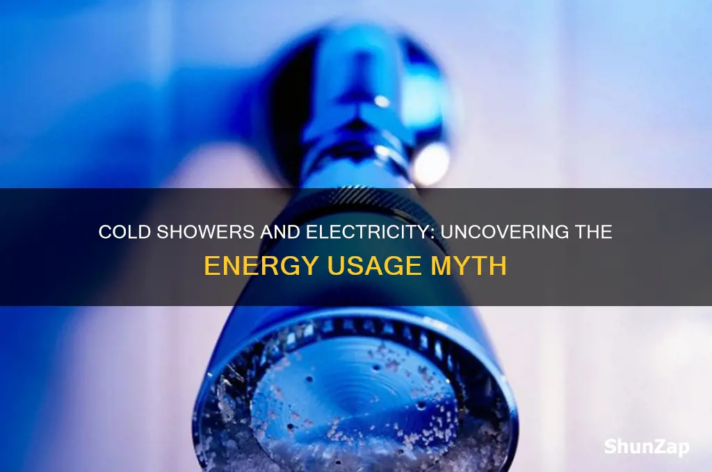 do cold showers use electricity