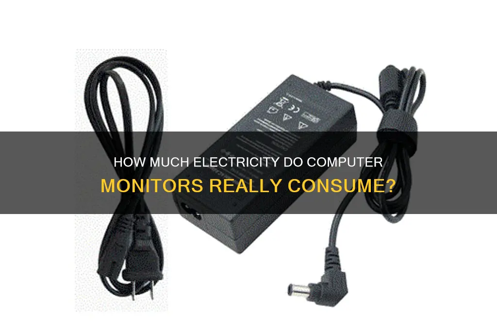 do computer monitors use a lot of electricity