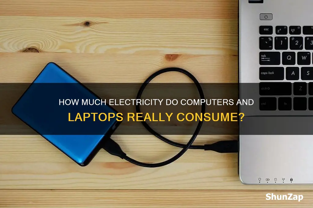 do computers and laptops use alot of electricity
