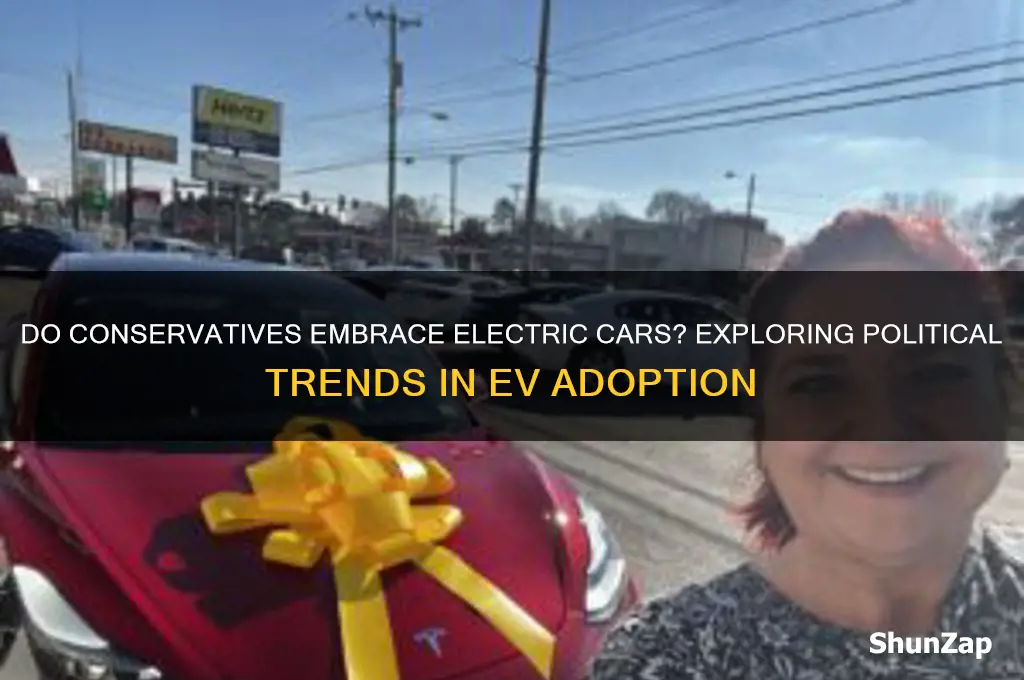 do conservatives drive electric cars
