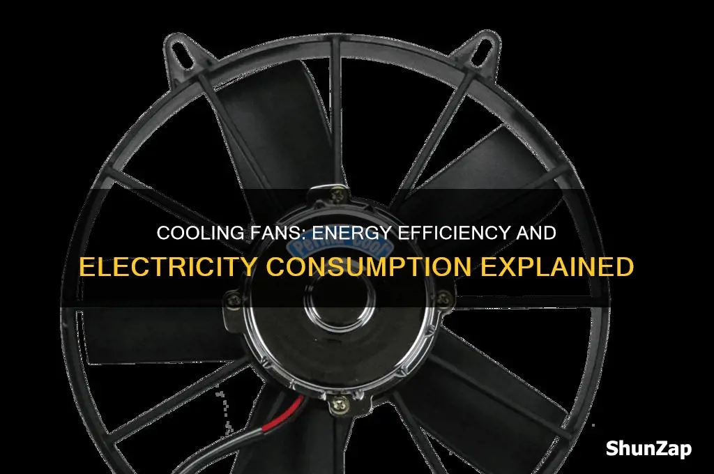 do cooling fans use a lot of electricity