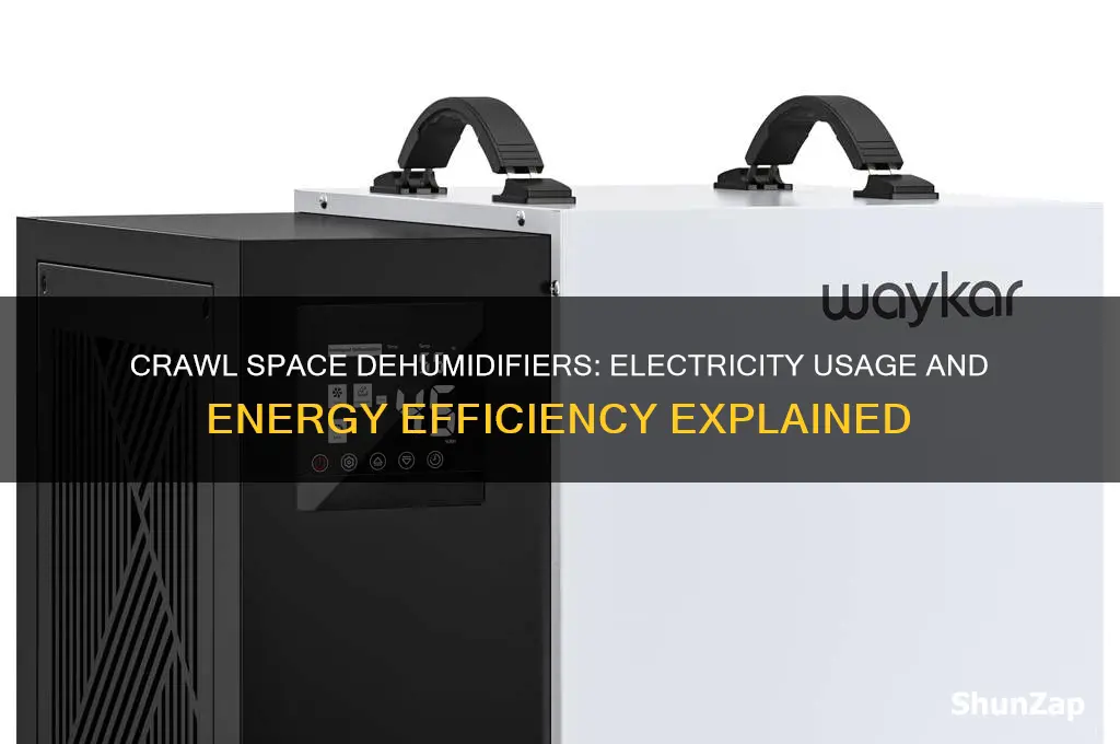 do crawl space dehumidifiers use a lot of electricity